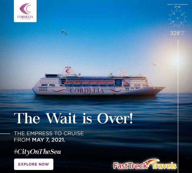 Enjoy India’s premium cruise liner, Cordelia Cruises from May 2021!
