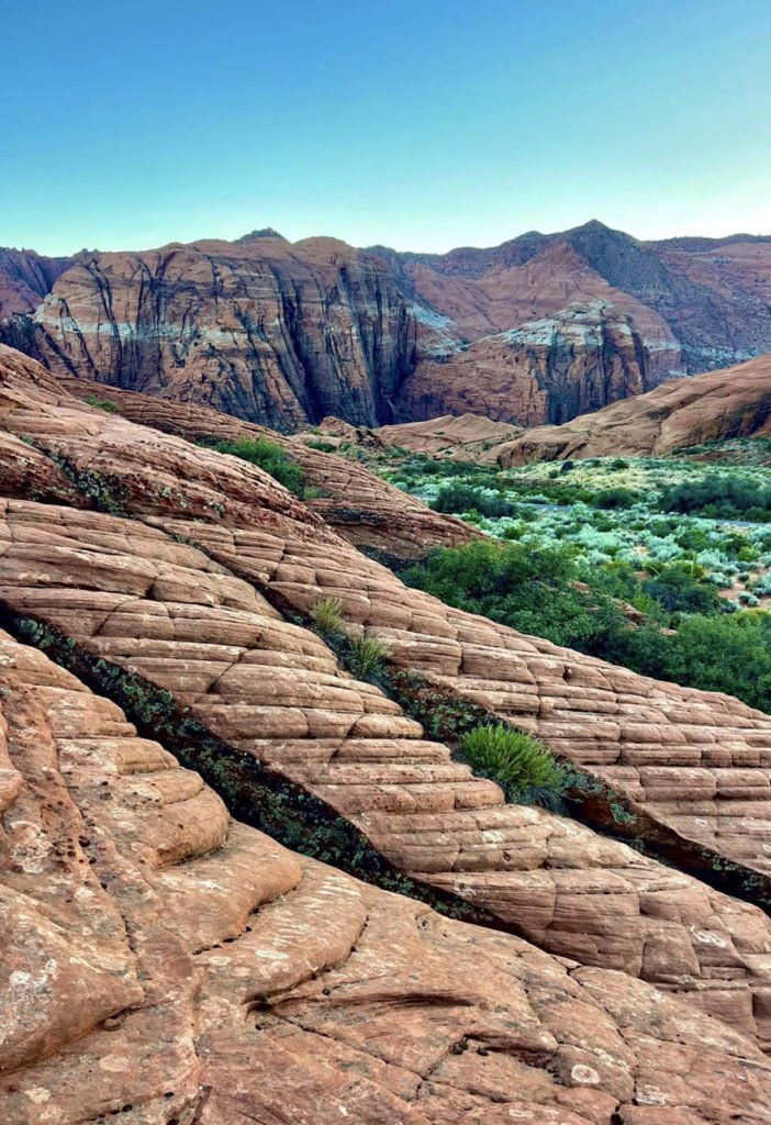 Unveiling the Mysteries: Dusk at the Petrified Sand Dunes of Snow Canyon, Utah