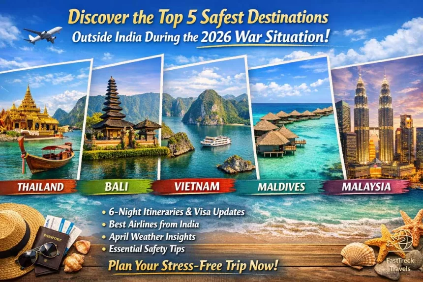 Top 5 Safe Destinations Outside India During 2026 War | Thailand, Bali &amp; More