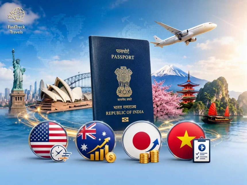 New Visa Rules July 2026: US, Australia, Japan, Vietnam – Key Updates for Indian Travellers